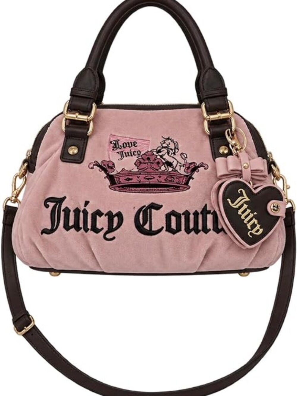 Juicy Couture Juicy Crown Crossbody Satchel Bag